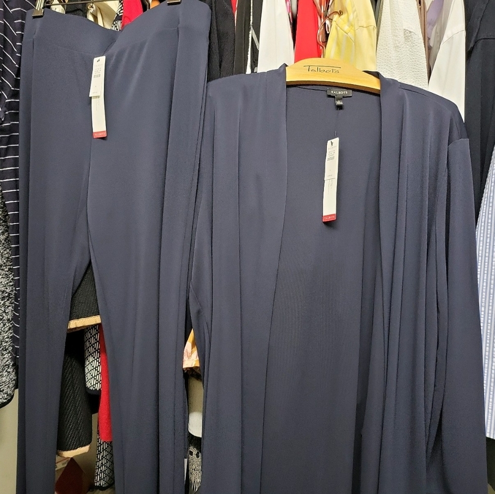 Navy Blue Stretchy Traveler Pants & Jacket